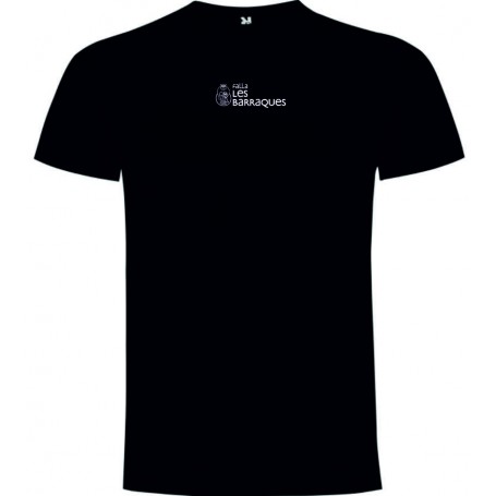 CAMISETA NEGRA BARRAQUES - INFANTIL