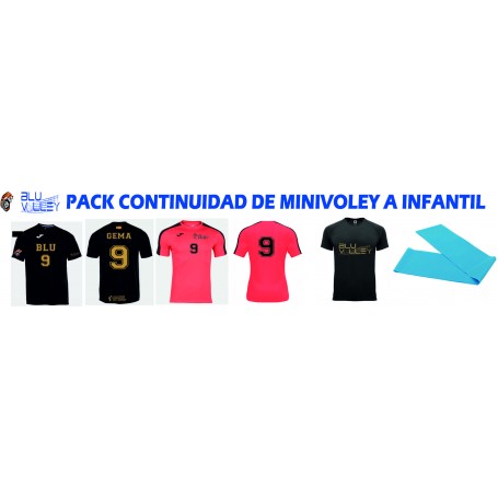 PACK CONTINUIDAD DE MINIVOLEY A INFANTIL