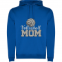 SUDADERA BLU CAPUCHA MOM
