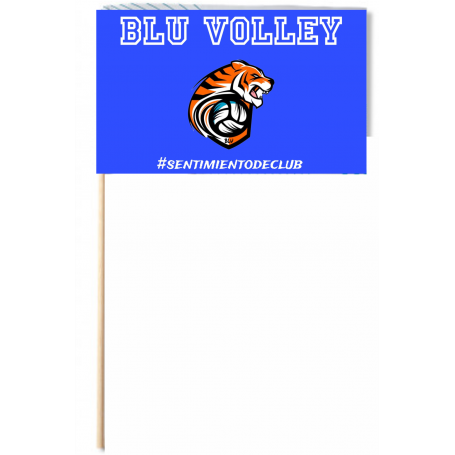 BANDERA BLU CON PALO 70*100