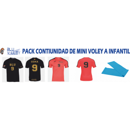 PACK CONTINUIDAD DE MINIVOLEY A INFANTIL