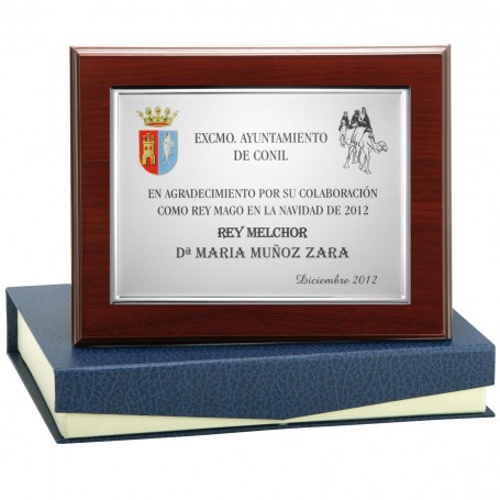 PLACA CONMEMORATIVA
