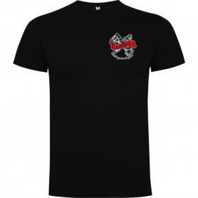 CAMISETA ALGODON NEGRA LOCOS 125