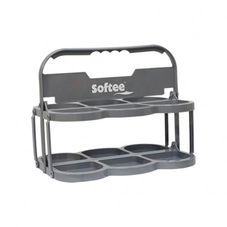 PORTABOTELLAS PLEGABLE DELUXE PARA 6 BOTELLAS