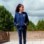 SUDADERA  WOMAN CON CAPUCHA + IMPRESION NOMBRE
